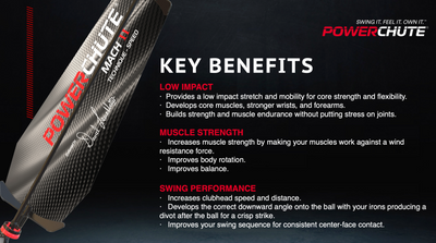 Powerchute Mach II by David Leadbetter, Best Golf Swing Training device